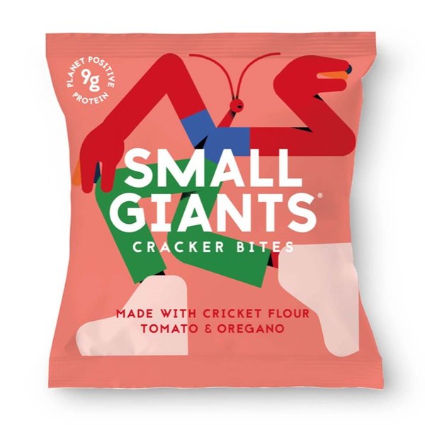 INSEKTEN CRACKER 'Tomate & Oregano' 40g Grillen Snack - Insektensnack